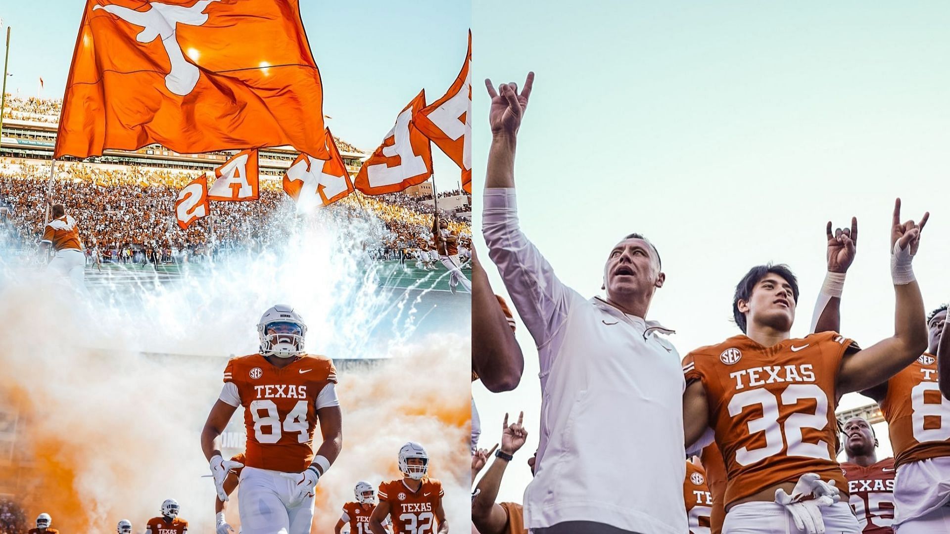 WATCH Texas HC Steve Sarkisian pulls out the big guns with lavish ride