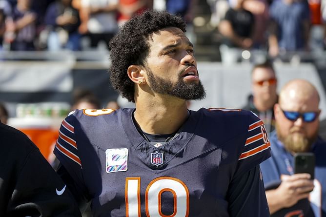 Jacksonville Jaguars vs Chicago Bears box score, match player stats and summary feat. Caleb Williams' 4 TDs in 35-16 win