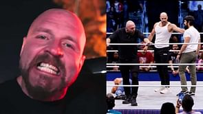 Former WWE star reacts after getting spared by Jon Moxley during AEW Dynamite attack