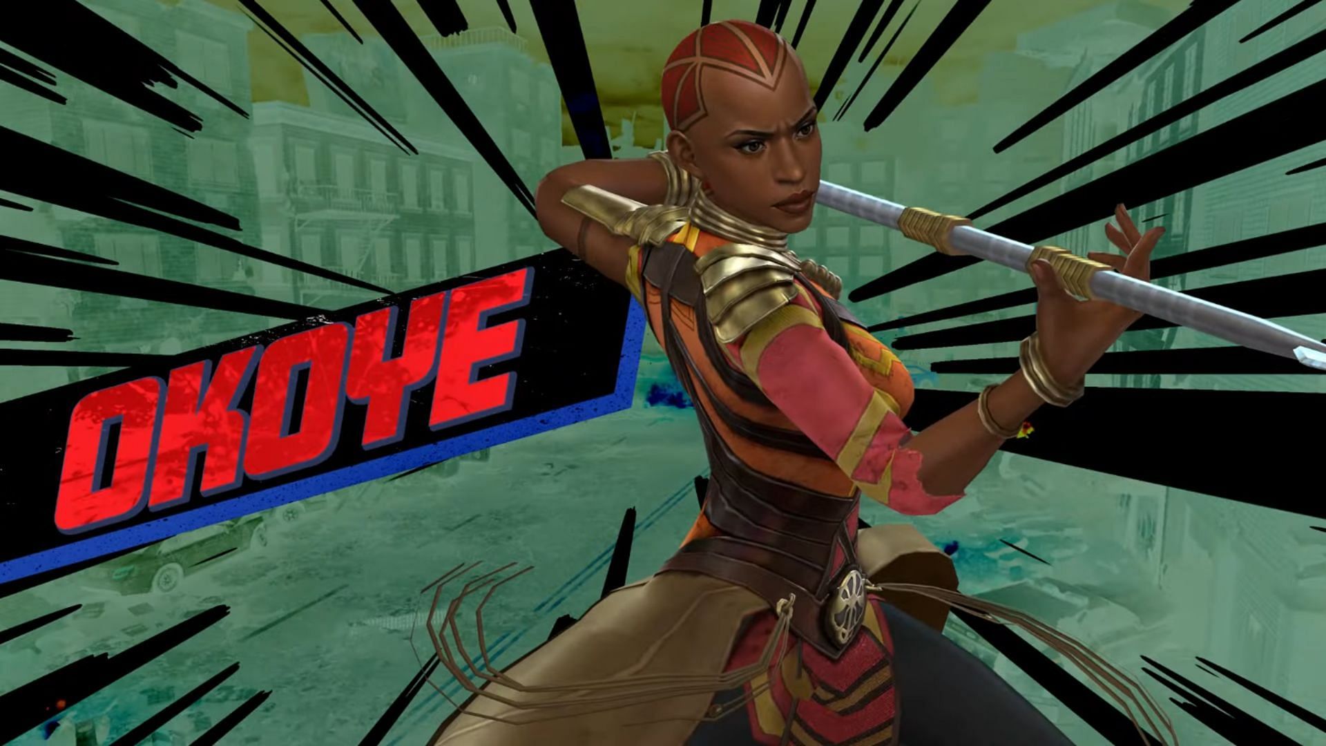 Okoye is the new superhero (Image via Netmarble)