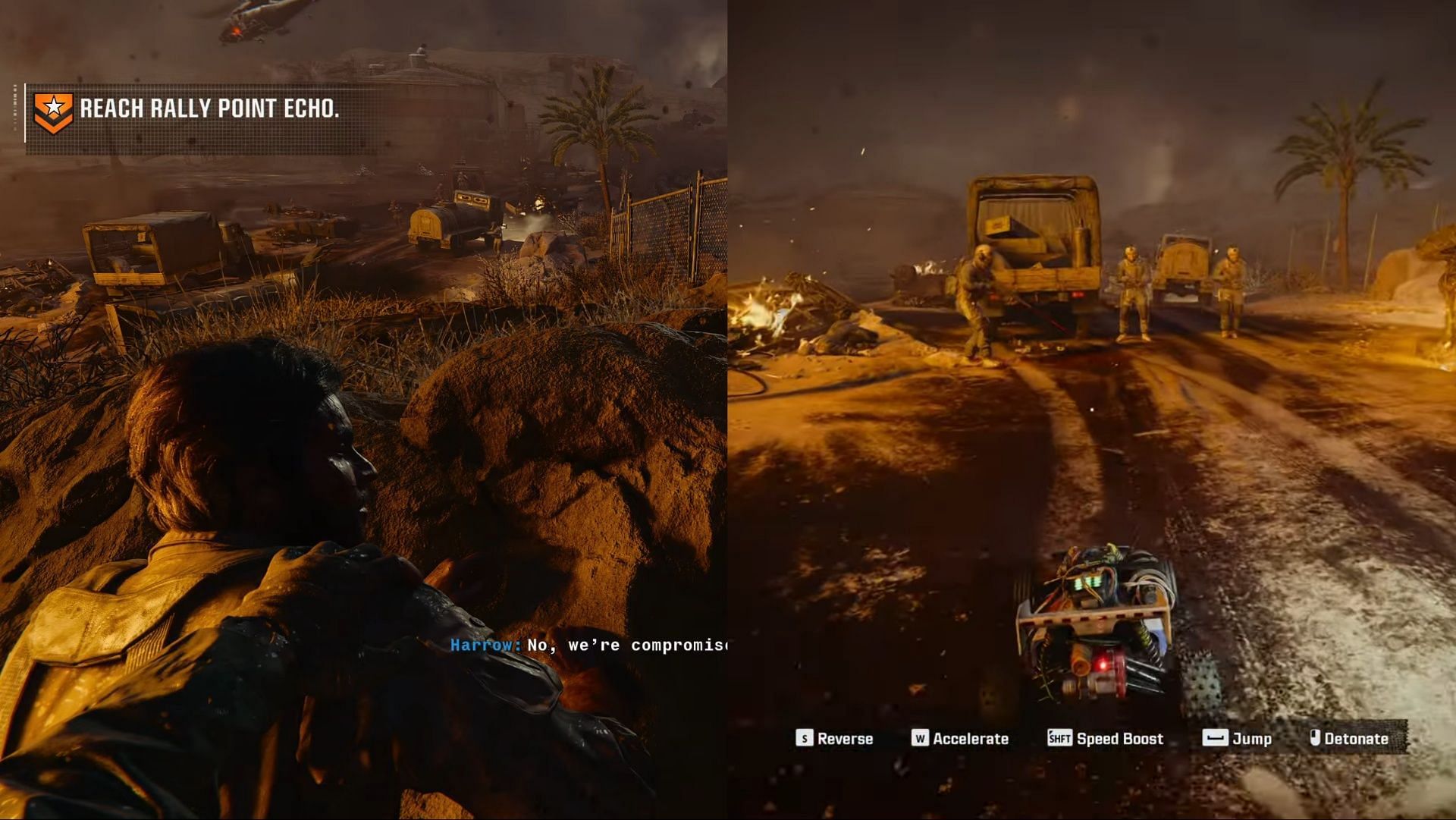 Operating the RC-XD and creating an opening (Image via Activision)