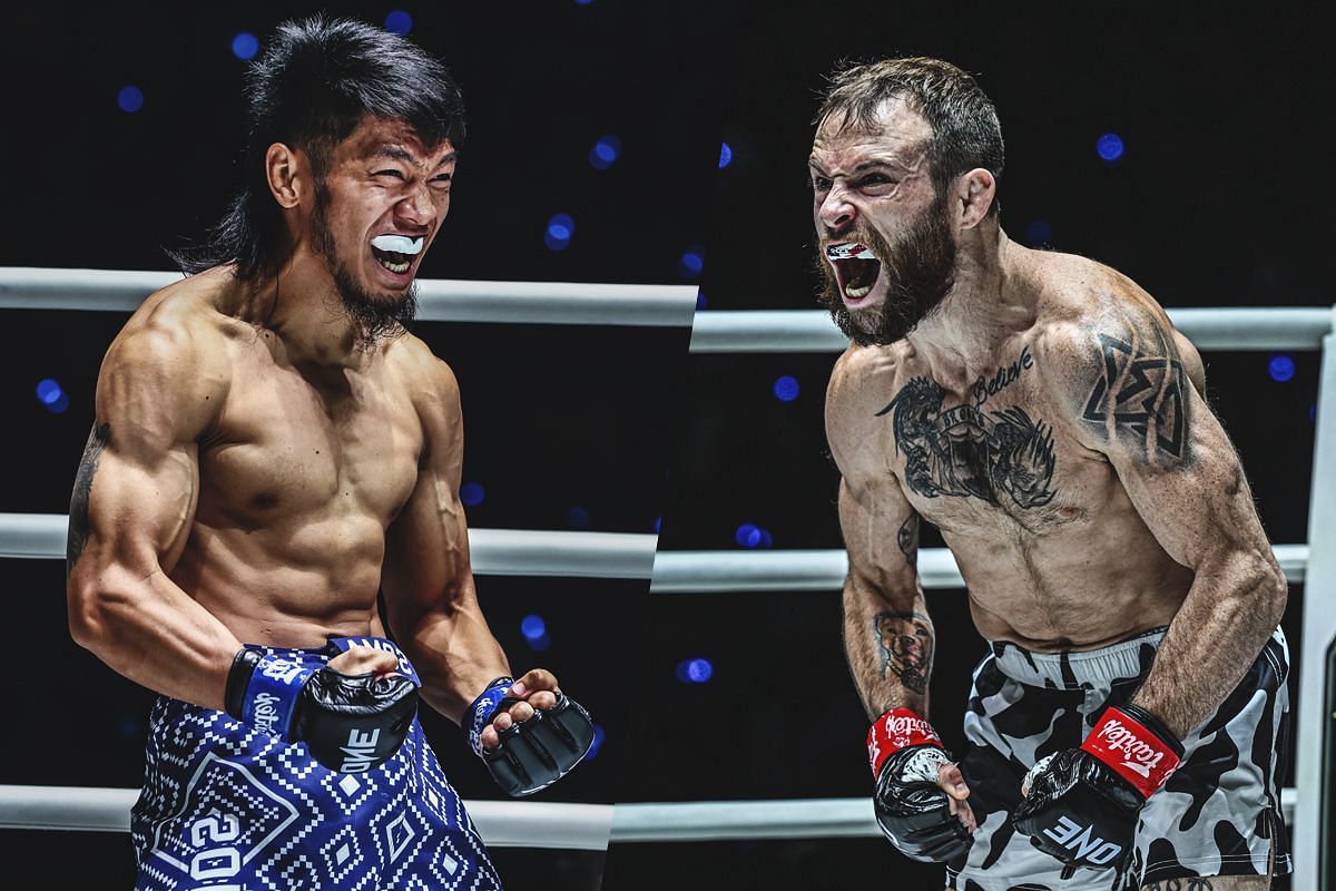 MMA rivals (left) Lito Adiwang and (right) Jarred Brooks 