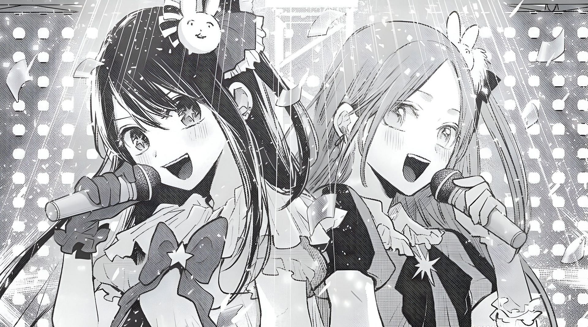 Ai Hoshino and Sarina Tendouji as seen in Oshi no Ko chapter 163 (Image via Shueisha)