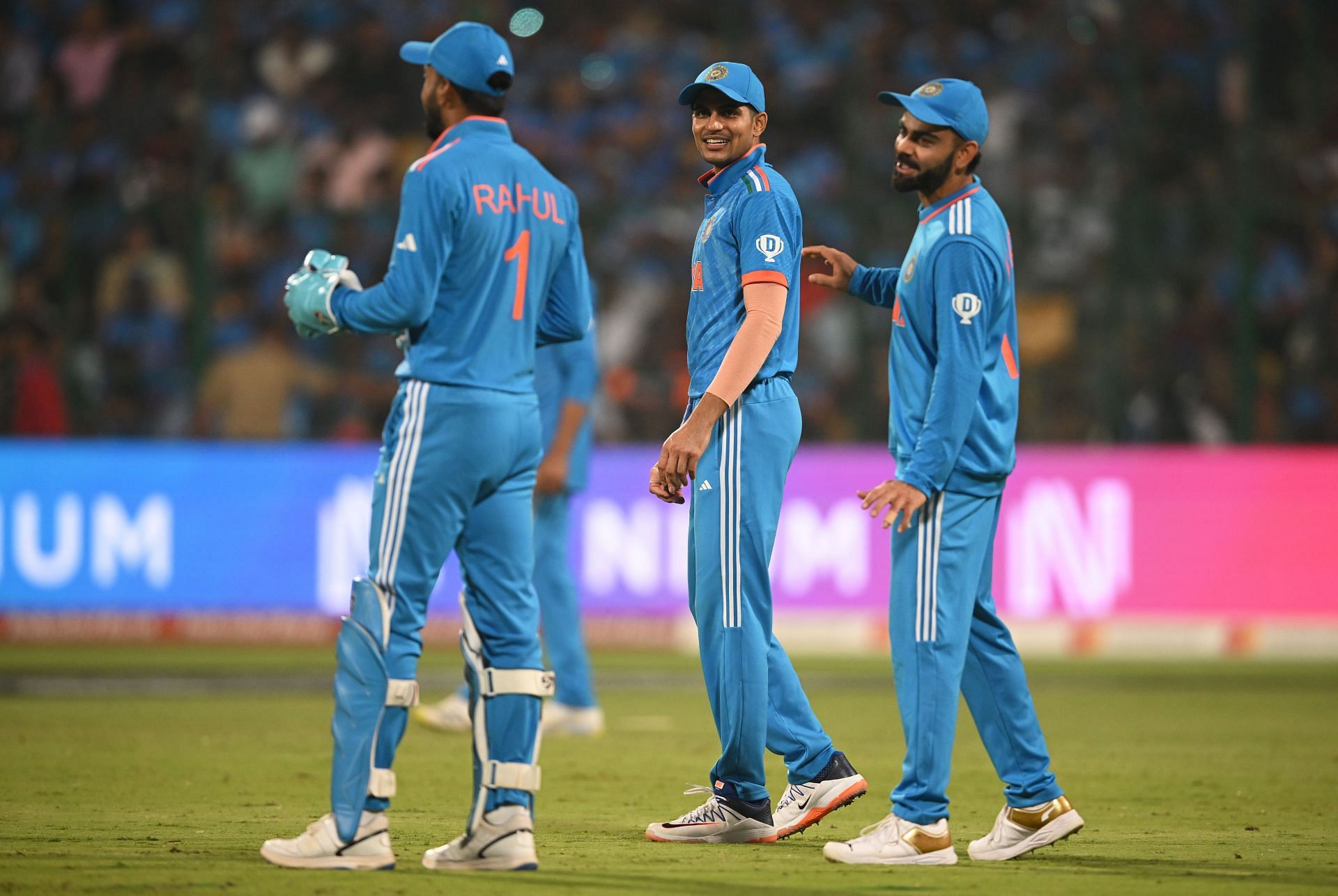 KL Rahul (L) could replace Shubman Gill (far right) at No. 3