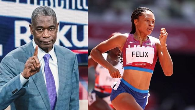 Allyson Felix pays tribute to NBA sensation Dikembe Mutombo [Image Source: Getty]