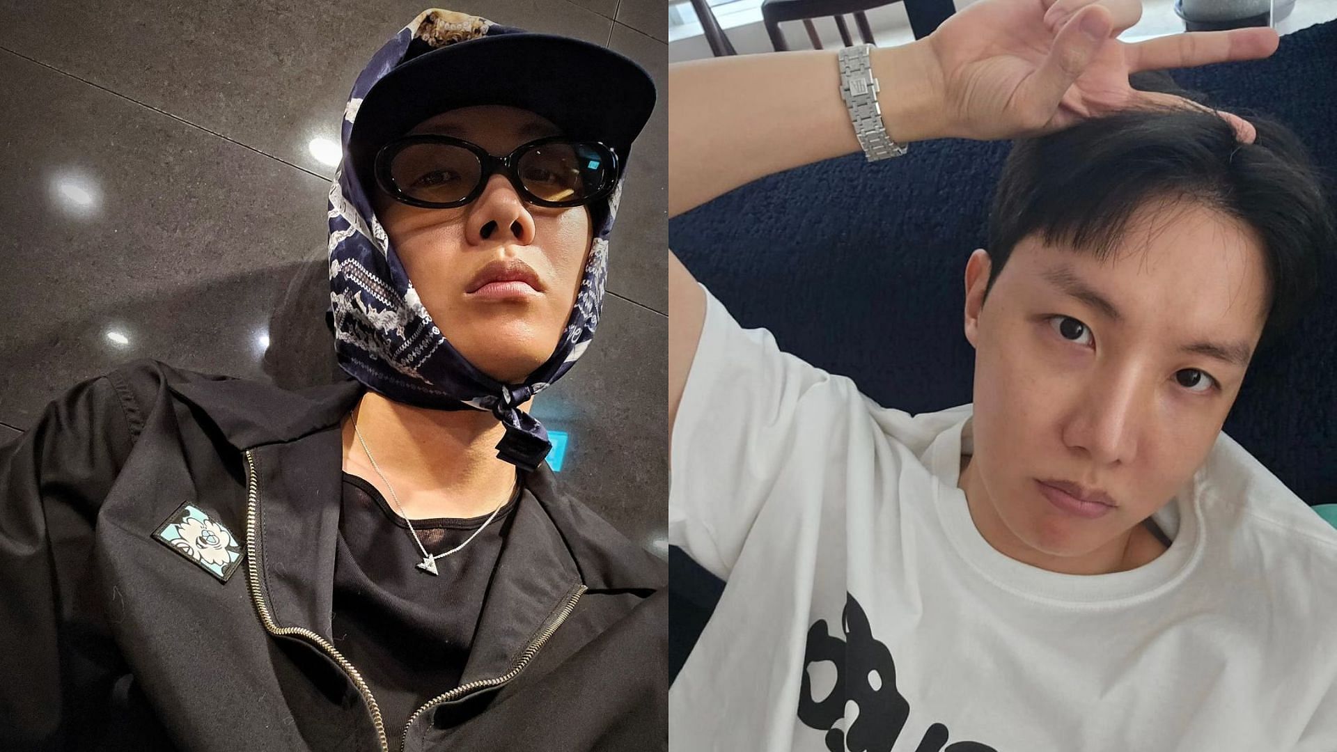 J-hope returns on Instagram ahead of his discharge (Images via Instagram/uarmyhope)