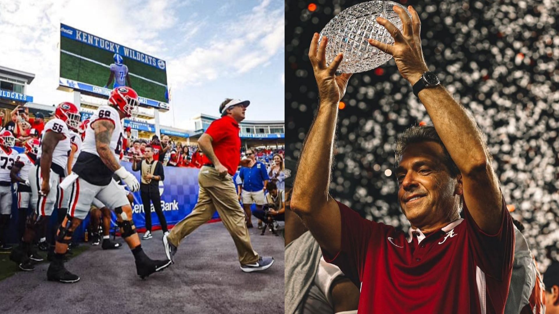 Kirby Smart &amp; Nick Saban (Georgia &amp; Alabama