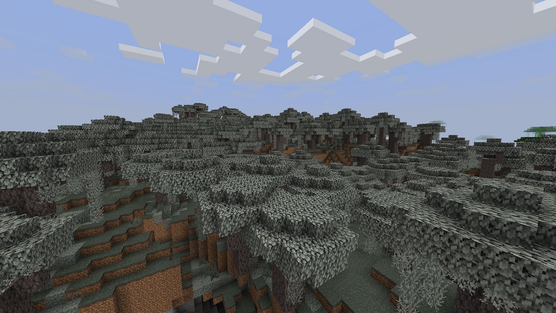 This seed spawns the biome in a peaceful area (Image via Mojang Studios)