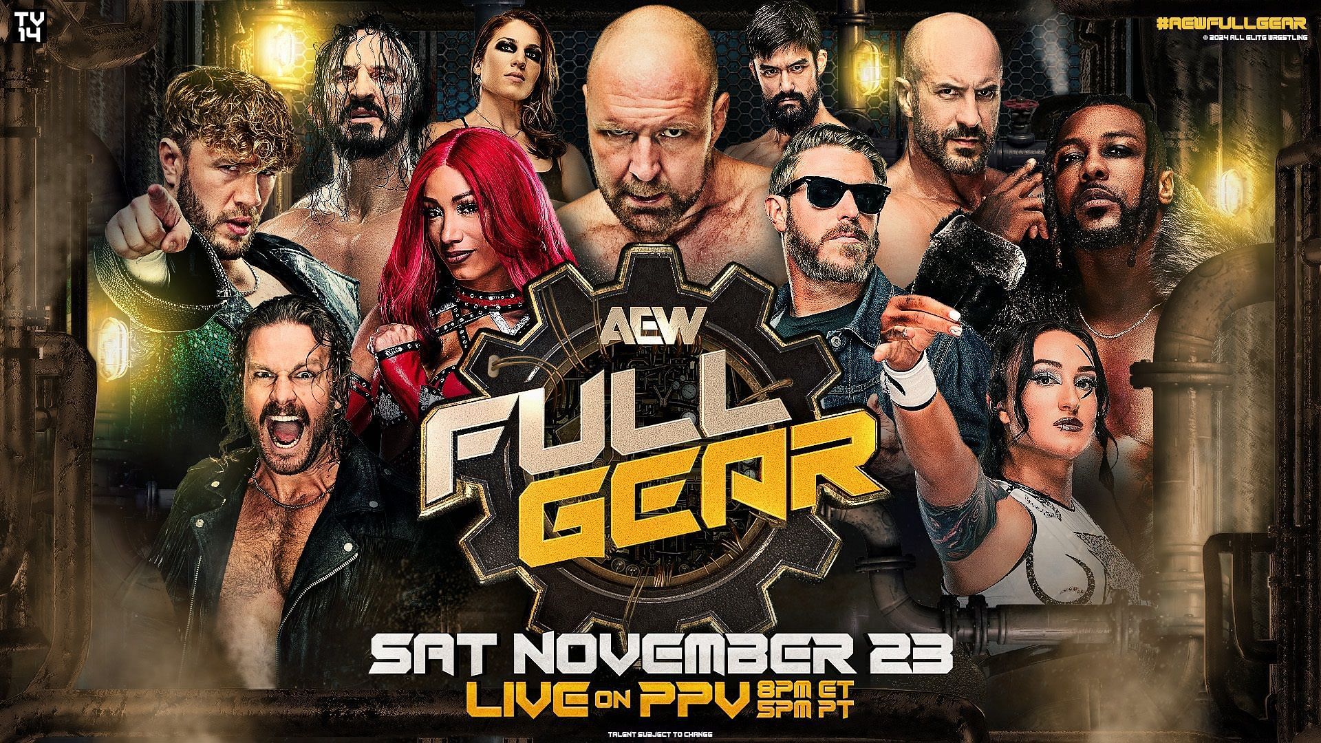 AEW Full Gear will air live on November 23 (Image credit: AEW