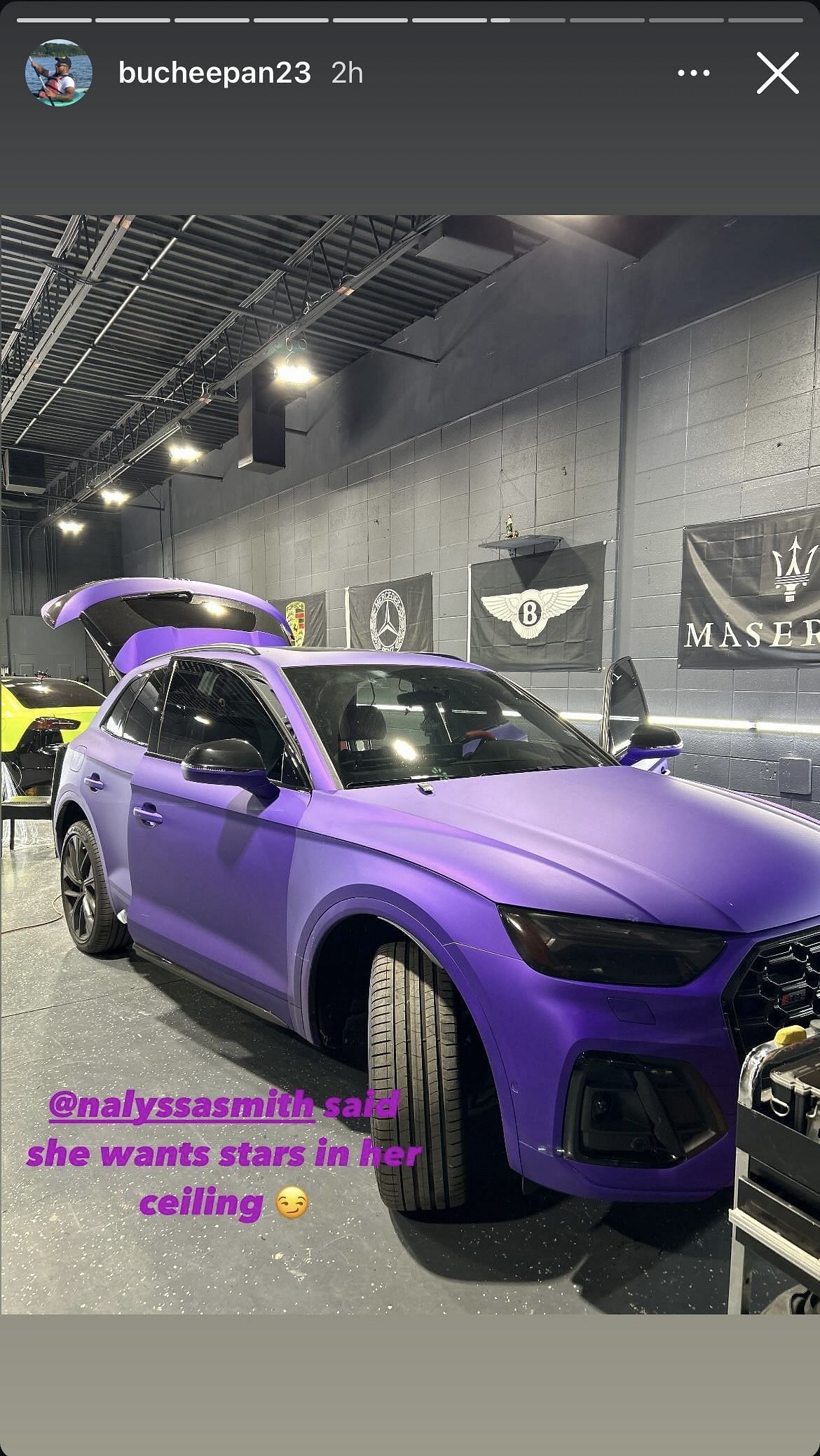 NaLyssa Smith&#039;s Audi gets an upgrade in the car shop