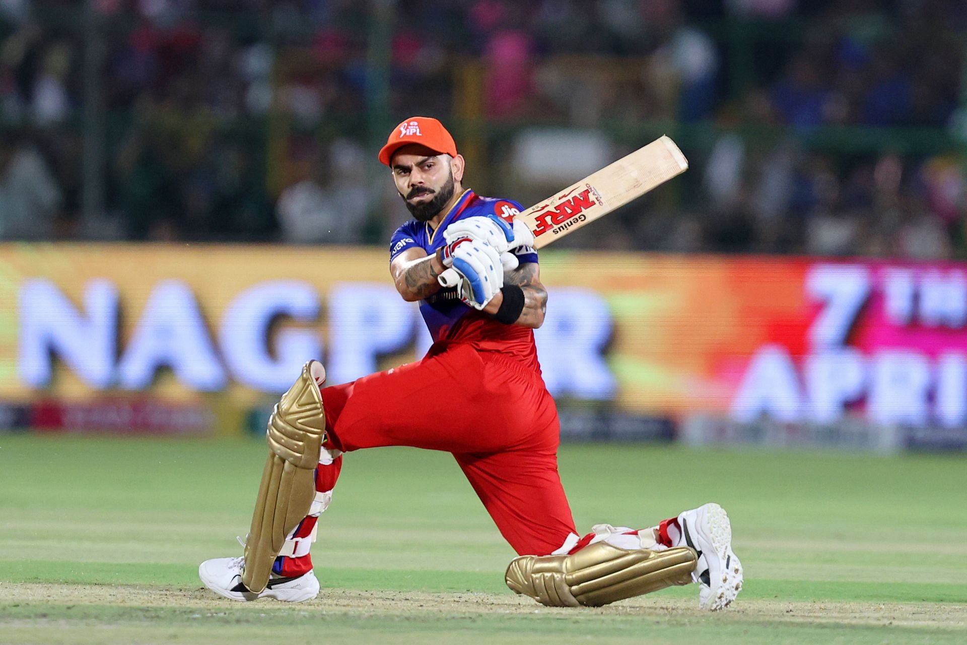 Virat Kohli in action during IPL 2024 (Image Credits: Getty Images)