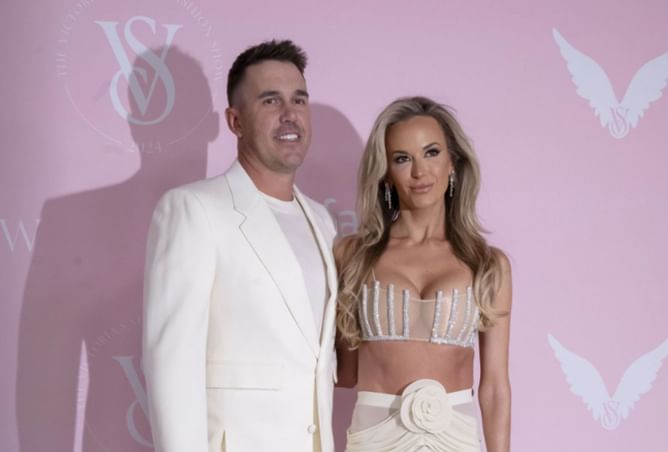 WATCH: Brooks Koepka's wife Jena Sims shares her Victoria's Secret Fashion Show experience with '24 Hours in 60 Minutes' video
