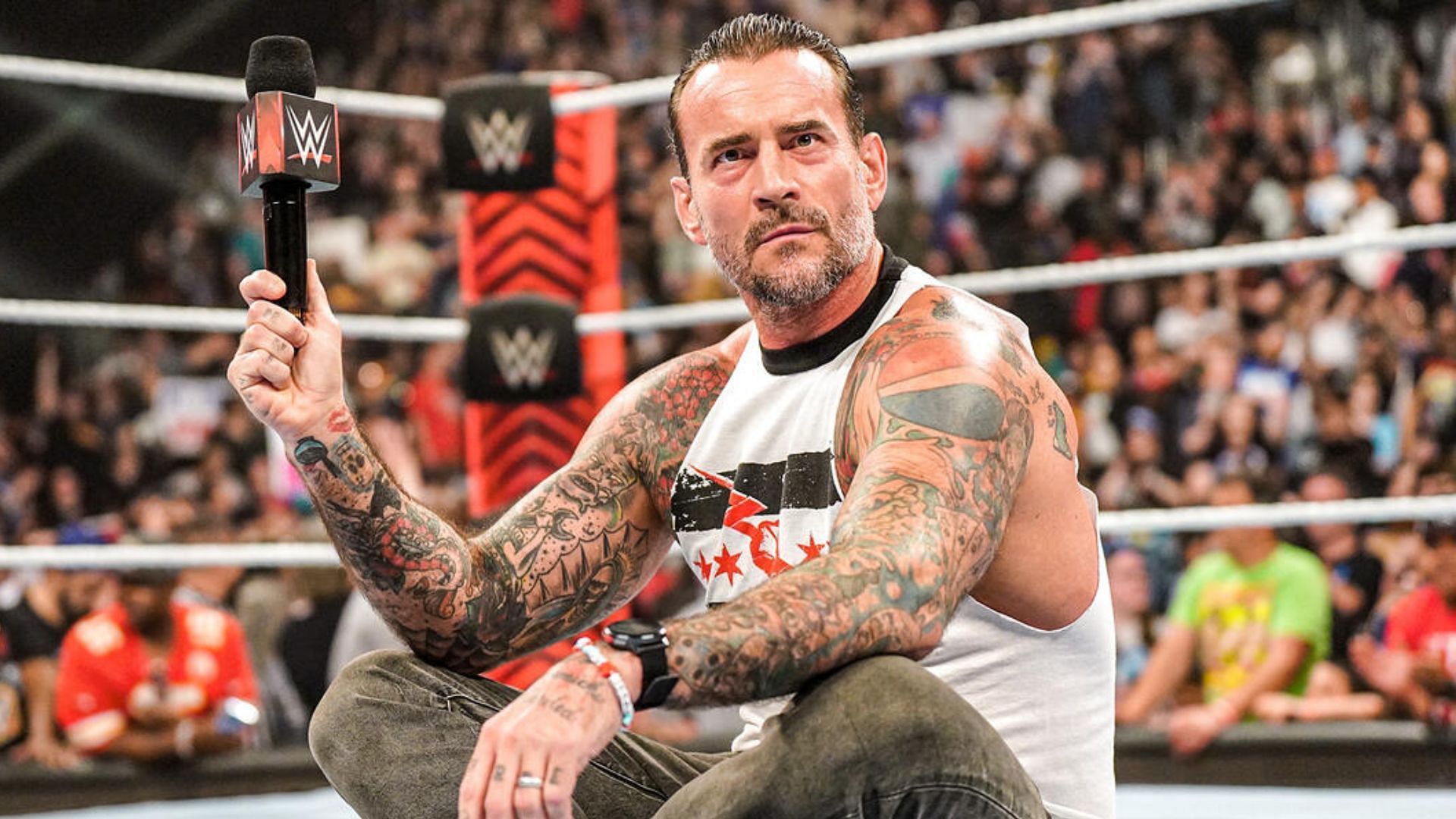 Punk appeared during last night