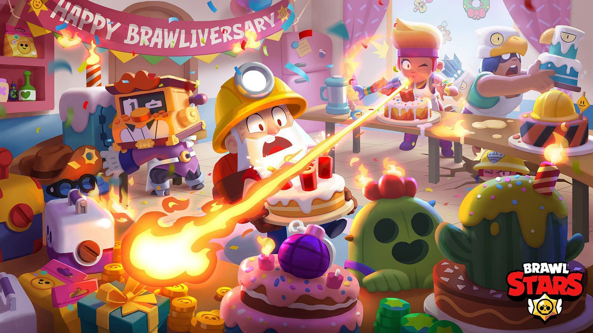 Dynamike is a great Artillery-tier brawler for Tick in Brawl Stars (Image via Supercell)