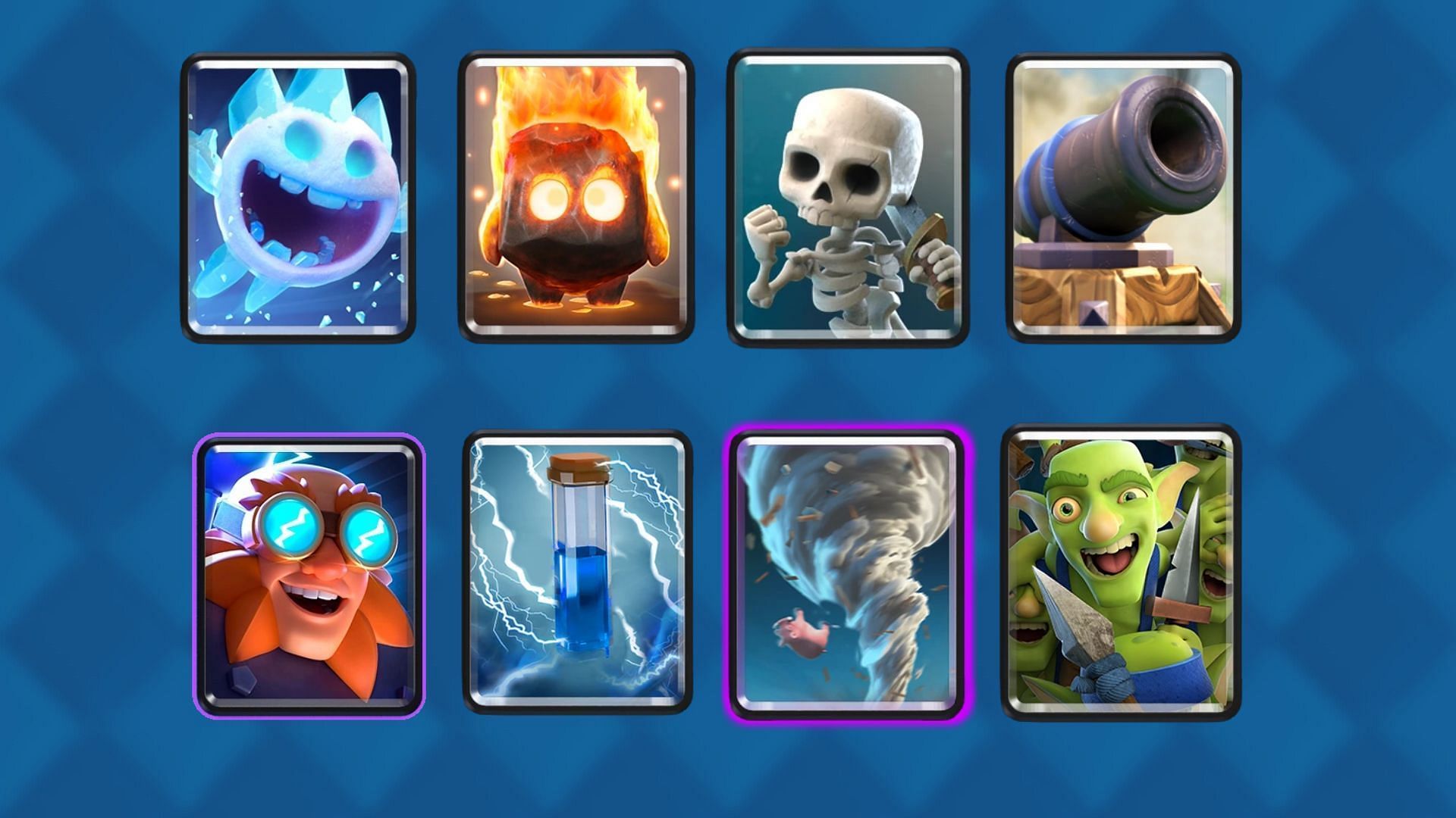 The Cycle Deck is a very effective Clash Royale Snowstorm deck (Image via Supercell)