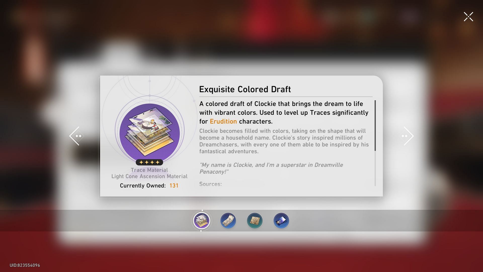 Exquisite Colored Draft (Image via HoYoverse)