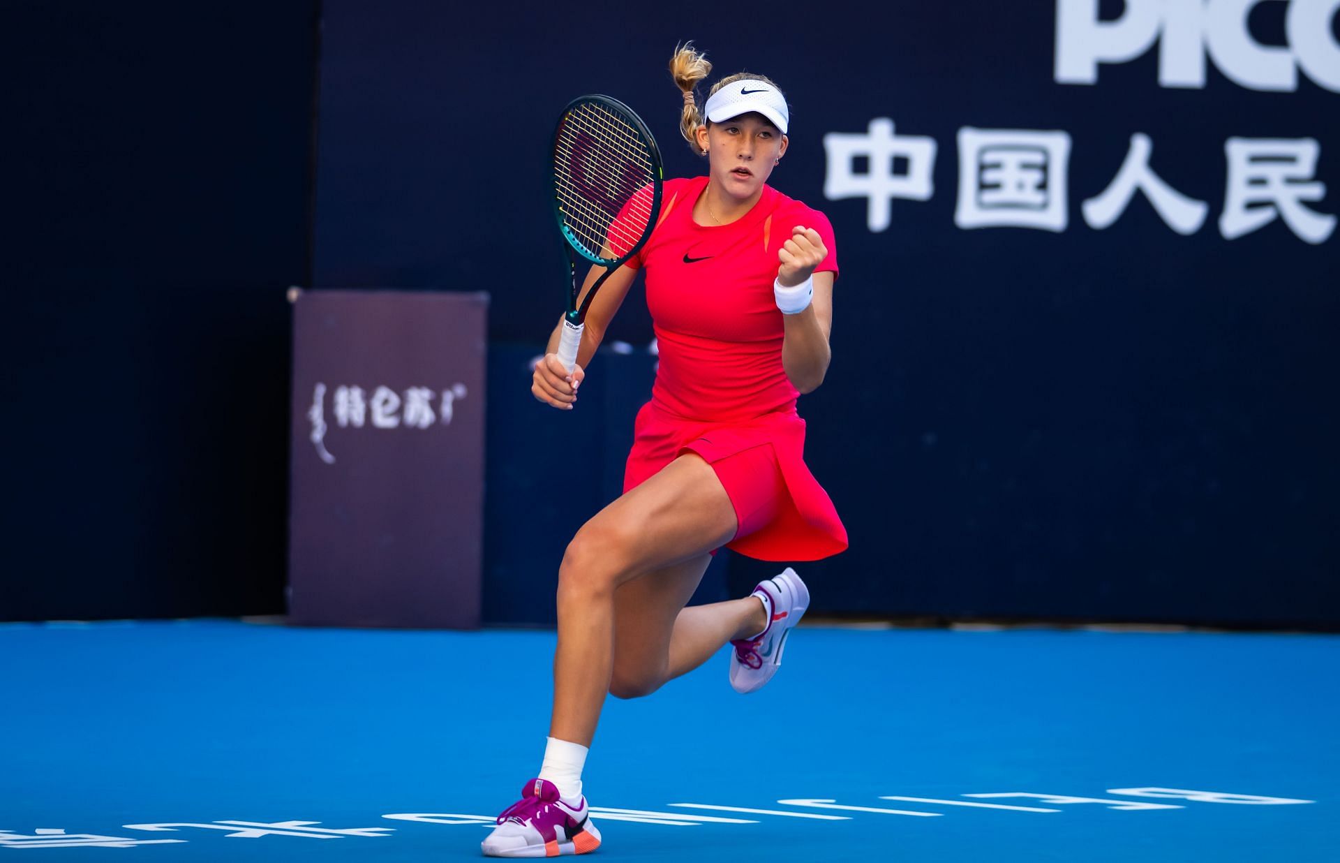 Mirra Andreeva at the China Open 2024. (Photo: Getty)