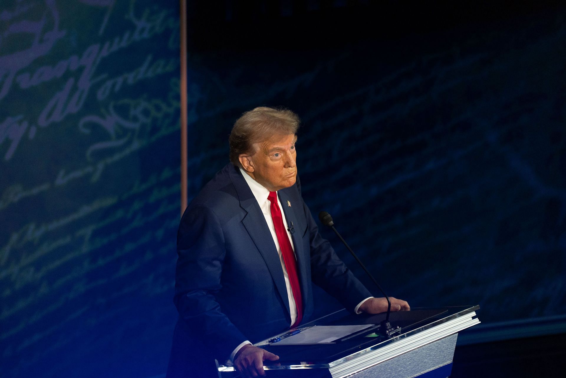 Democratic presidential nominee, U.S. Vice President Kamala Harris and Republican presidential nominee former President Donald Trump Debate - Source: Getty