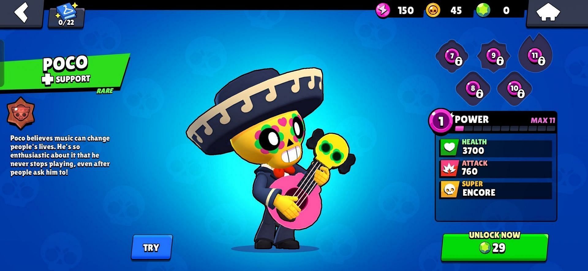 Poco is a Rare brawler (Image via Nuverse)