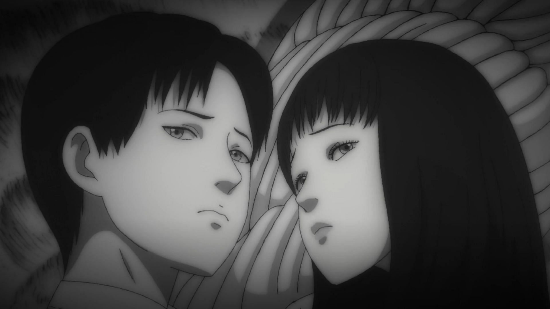 The young couple as seen in Uzumaki episode 2 (Image via Drive &amp; Akatsuki)