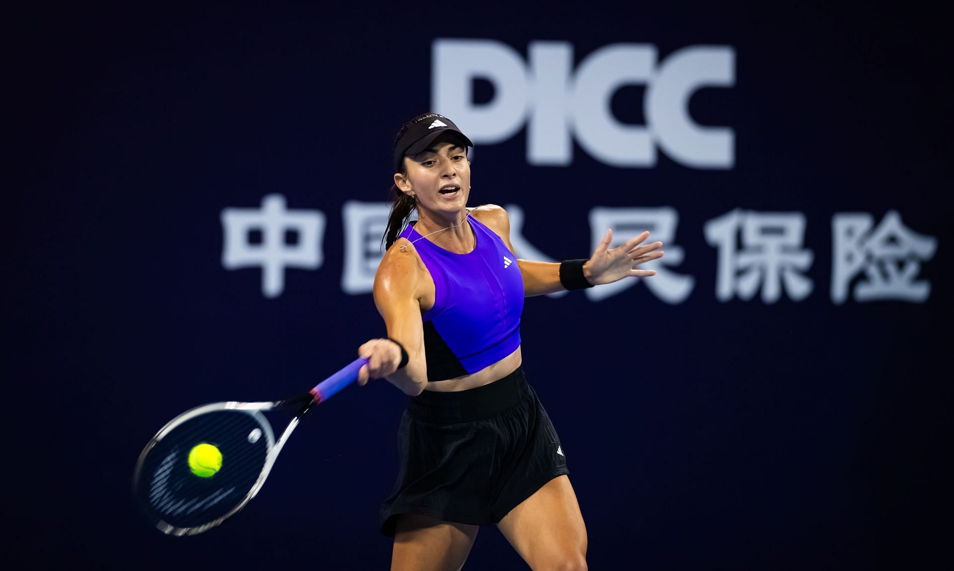 Elina Avanesyan in action at the 2024 China Open (Picture via Getty)