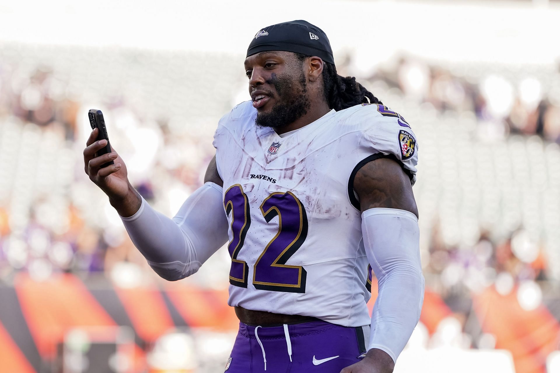 Derrick Henry during Baltimore Ravens v Cincinnati Bengals - Source Getty