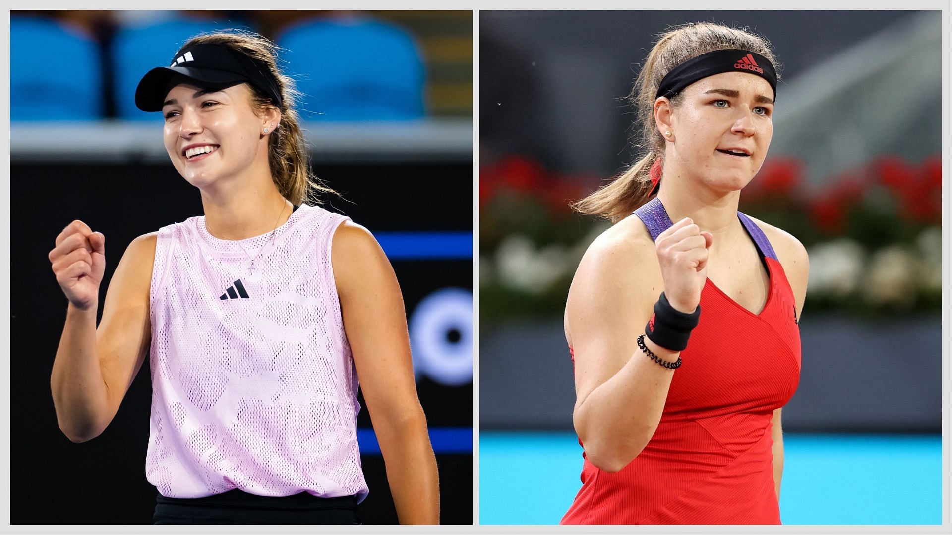 Anna Kalinskaya vs Karolina Muchova is one of the quarterfinal matches at the Ningbo Open 2024. (Photos: Getty)