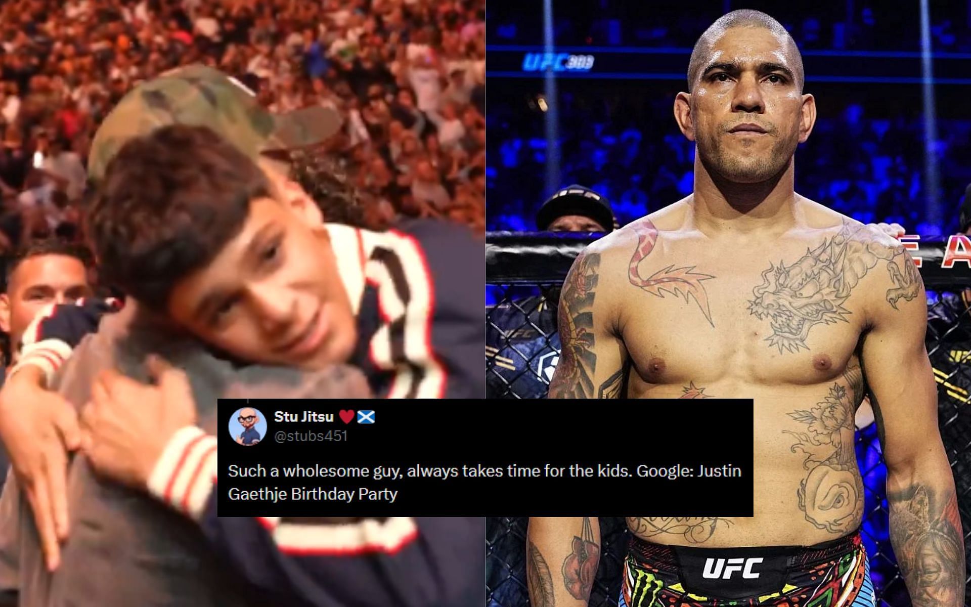 Fan react to video of Justin Gaethje celebrating Alex Pereira