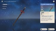 Traveler's Handy Sword is a 3-star Sword (Image via HoYoverse)