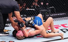 UFC submission of the month for September 2024: Ailin Perez's terrifying arm triangle win over Darya Zheleznyakova despite tremors and weight miss