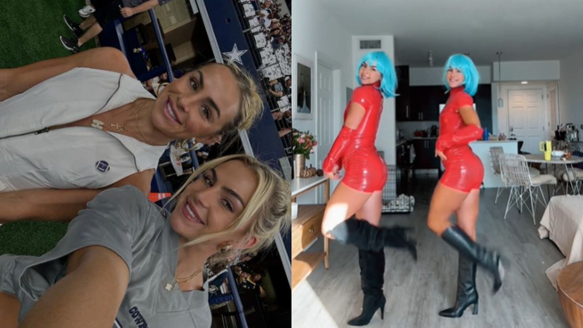 WATCH: Miami's Cavinder twins dress up as Dr. Seuss's Thing 1 & Thing 2 ...