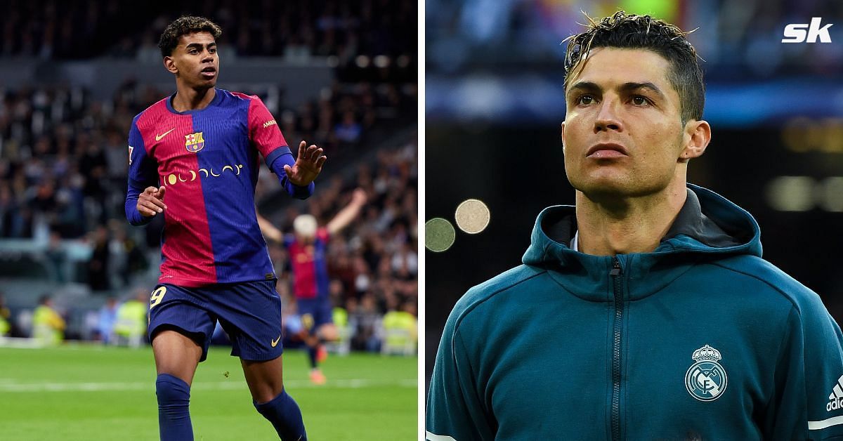 Lamine Yamal and Cristiano Ronaldo (All images sourced from Getty)