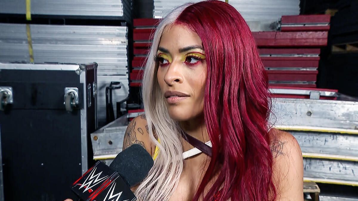 Zelina Vega on RAW Talk (Courtesy: WWE.com)