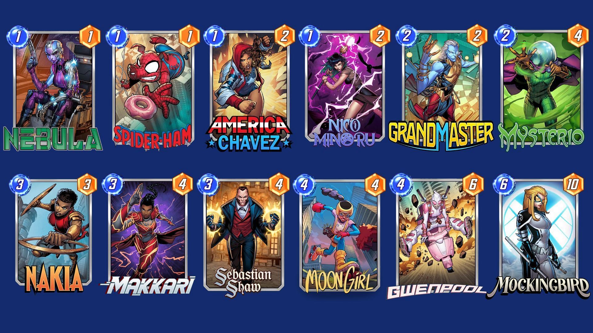 The Moon Gwen Deck is an effective Marvel Snap Moon Girl deck (Image via Nuverse)