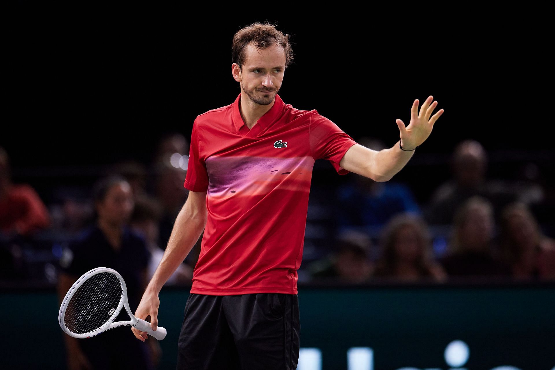 Daniil Medvedev at the 2024 Rolex Paris Masters (Source: Getty)