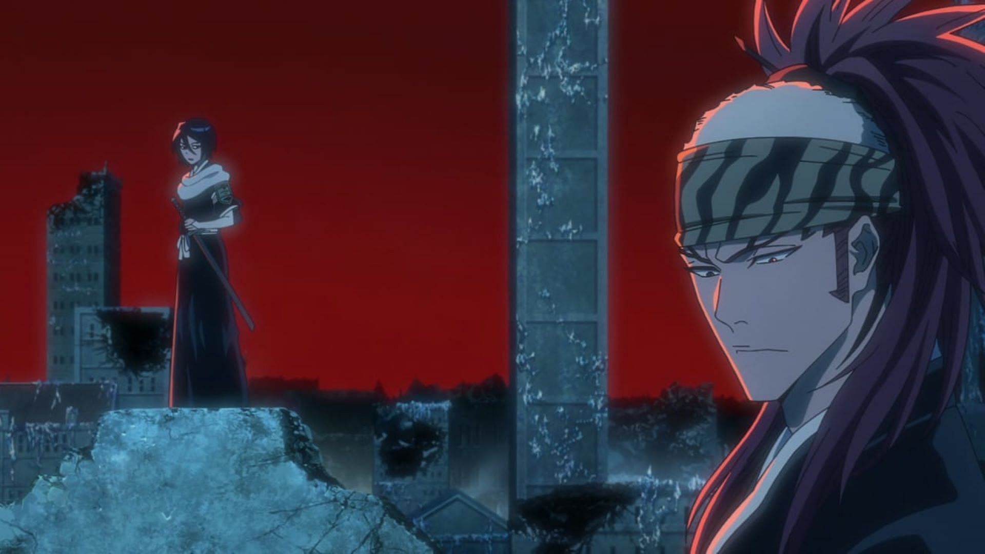 Rukia and Renji (Image via Pierrot Films)