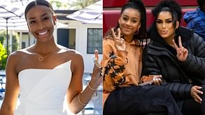 Gilbert Arenas' ex Laura Govan proudly cheers daughter Izela Arenas during 3-point contest