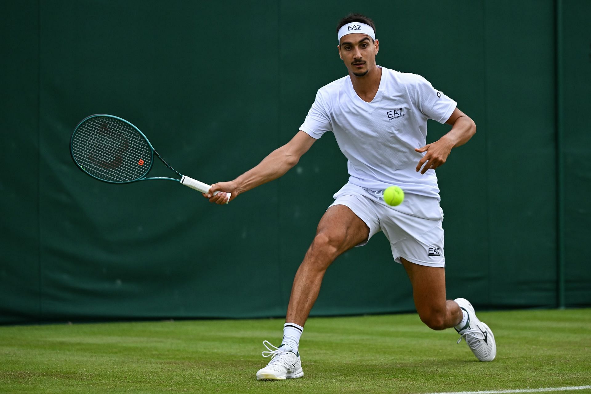 Lorenzo Sonego at Wimbledon 2024. (Photo: Getty)