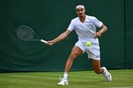 Lorenzo Sonego at Wimbledon 2024. (Photo: Getty)