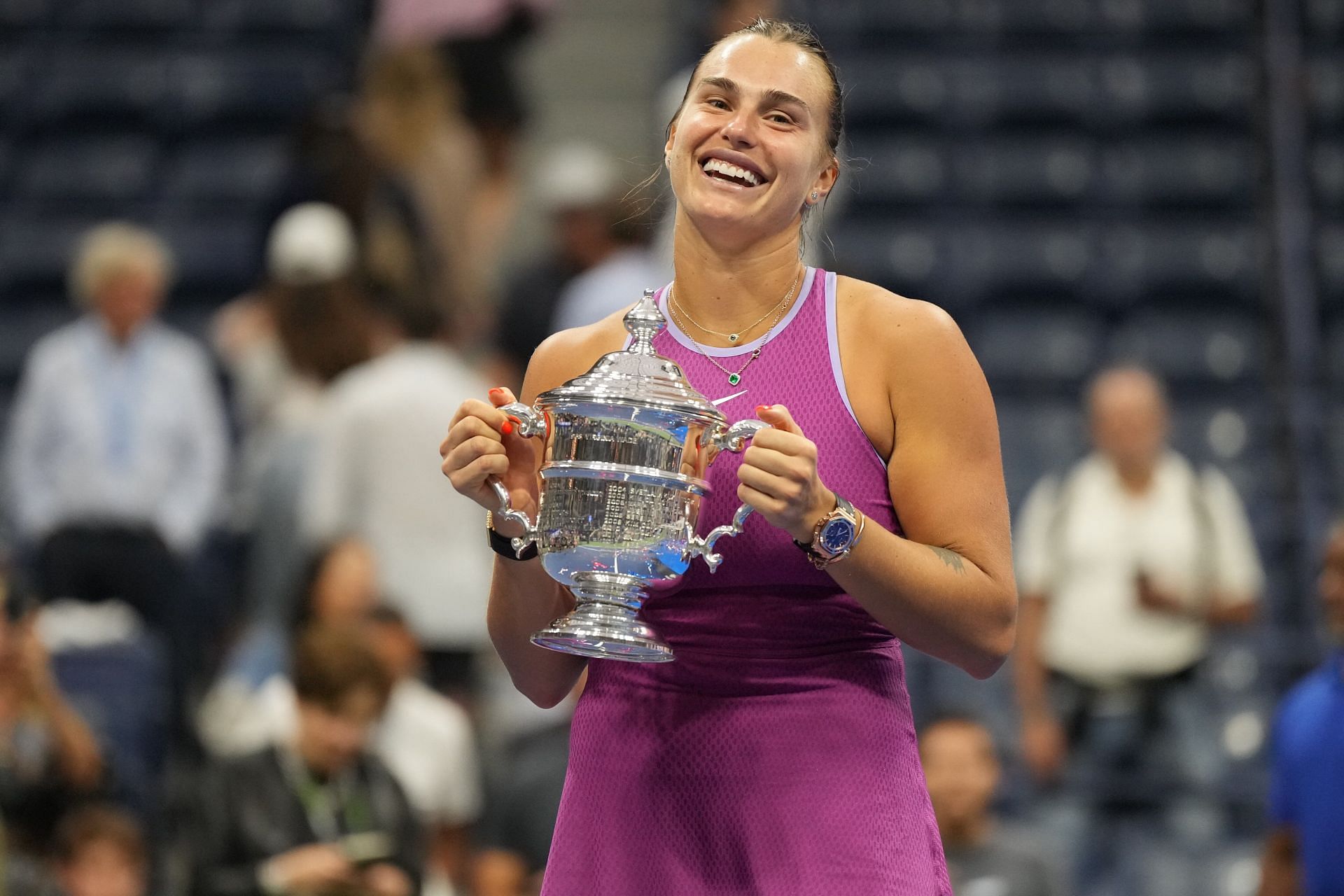 Aryna Sabalenka is gunning for her first WTA Finals title. (Photo: Getty)