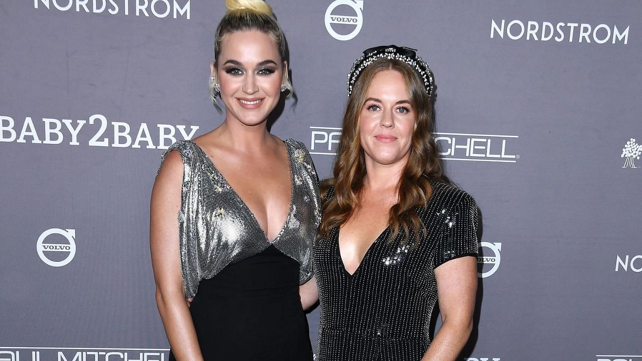 Katy Perry and Angela Hudson (Photo by Steve Granitz/WireImage)