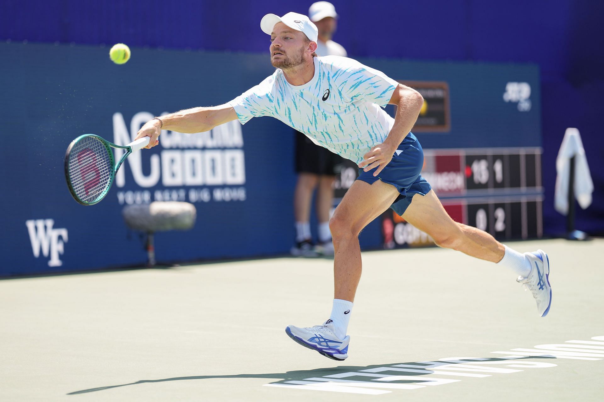 Goffin at the Winston-Salem Open 2024 - Day 5 - Source: Getty