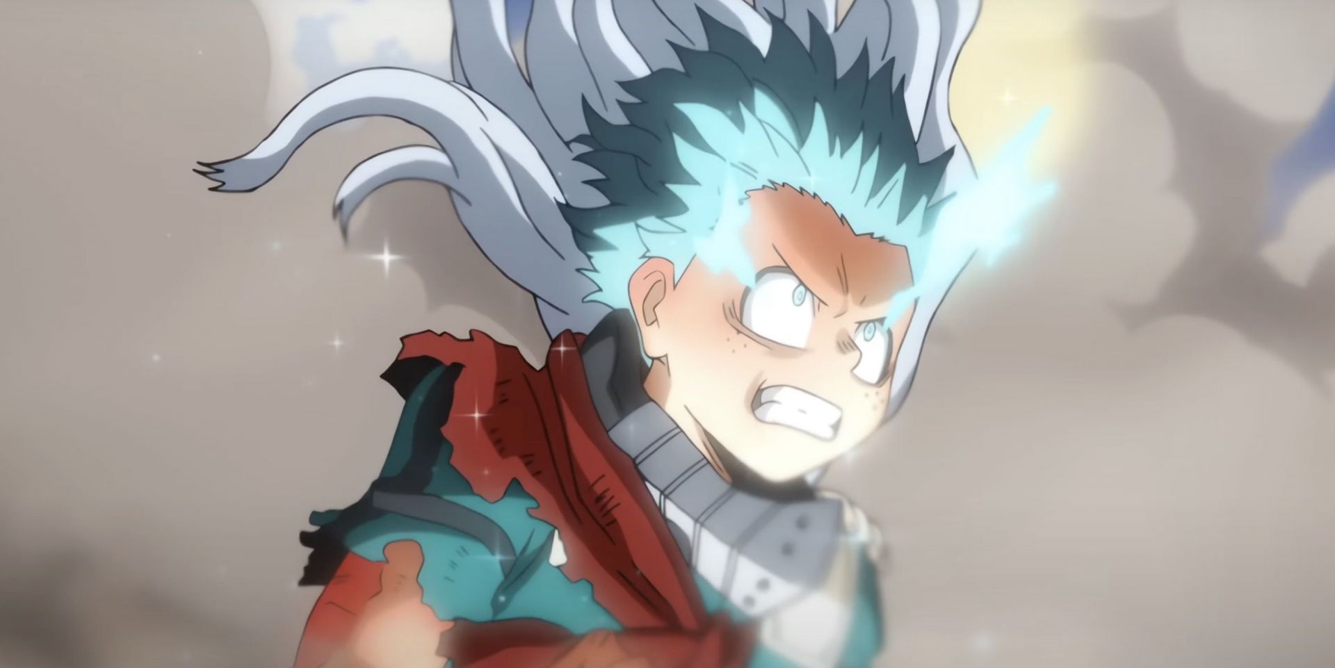 Deku as seen in anime (Image via Studio Bones)