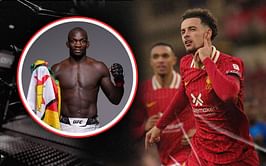 Photos: The Rock's favorite UFC star Themba Gorimbo leaks chat proof of spot-on Premier League prediction, shares snaps with Liverpool stars
