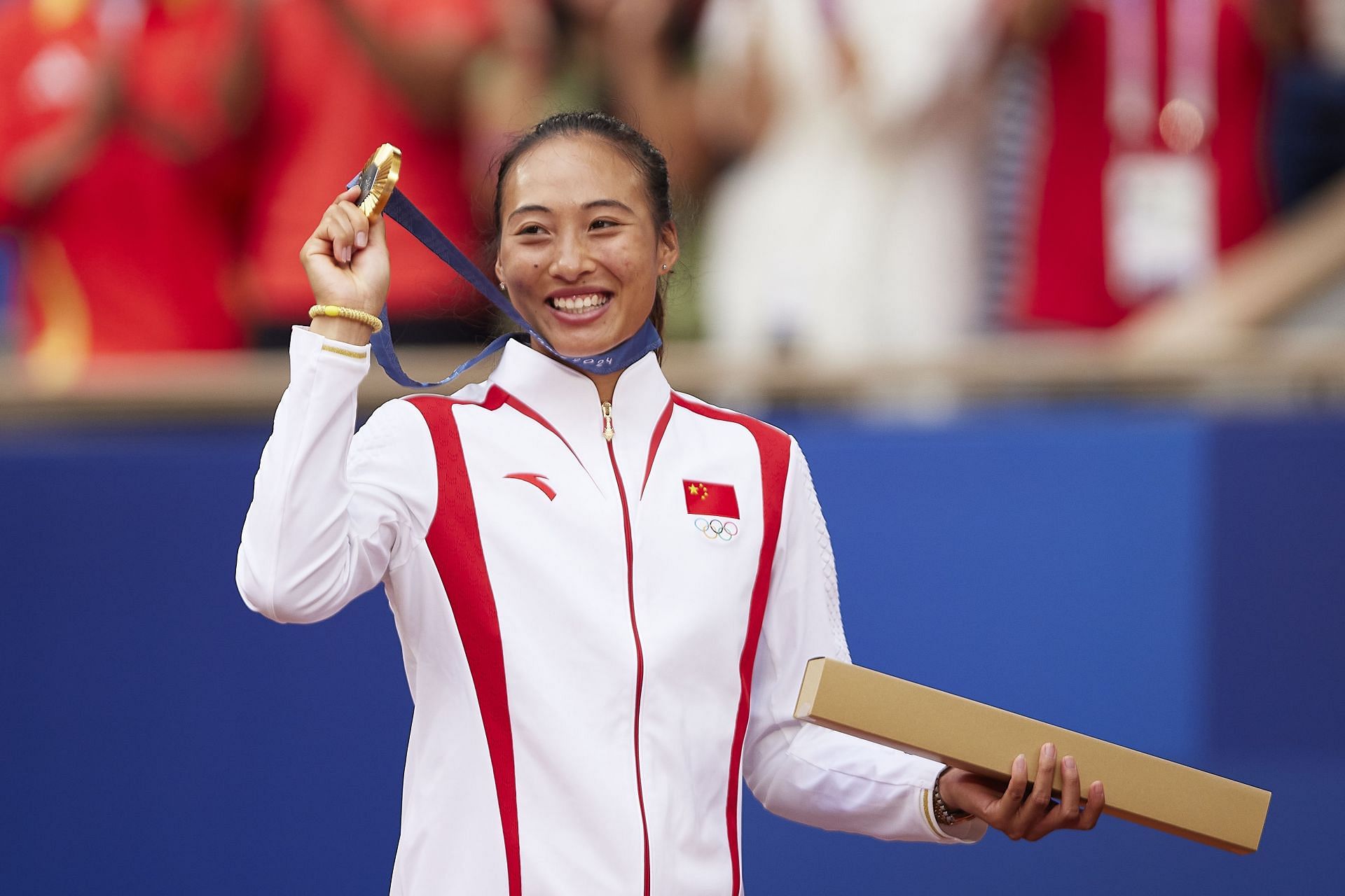 Zheng Qinwen at the Paris Olympics 2024. (Photo: Getty)