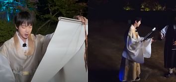 "And now we have ghosts to fight" — ARMYs hilariously react to the ghost stopping mid-task to admire BTS' Jin's visual in RUN JIN