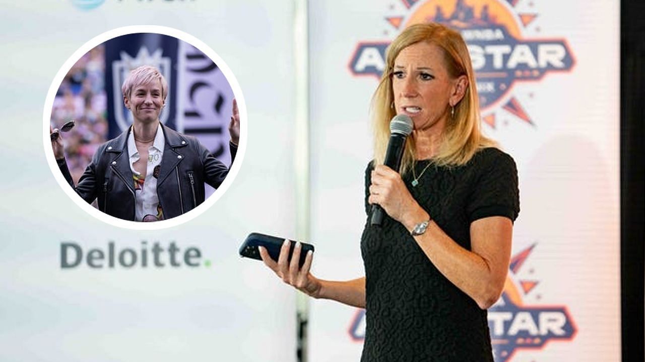 WNBA commissioner Cathy Engelbert called out by US soccer legend Megan Rapinoe (Image credit: Imagn)