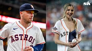 WATCH: Alex Bregman & wife Reagan Elizabeth ecstatic as 'Governor Sam' wins Keeneland's $250,000 Indian Summer Stakes