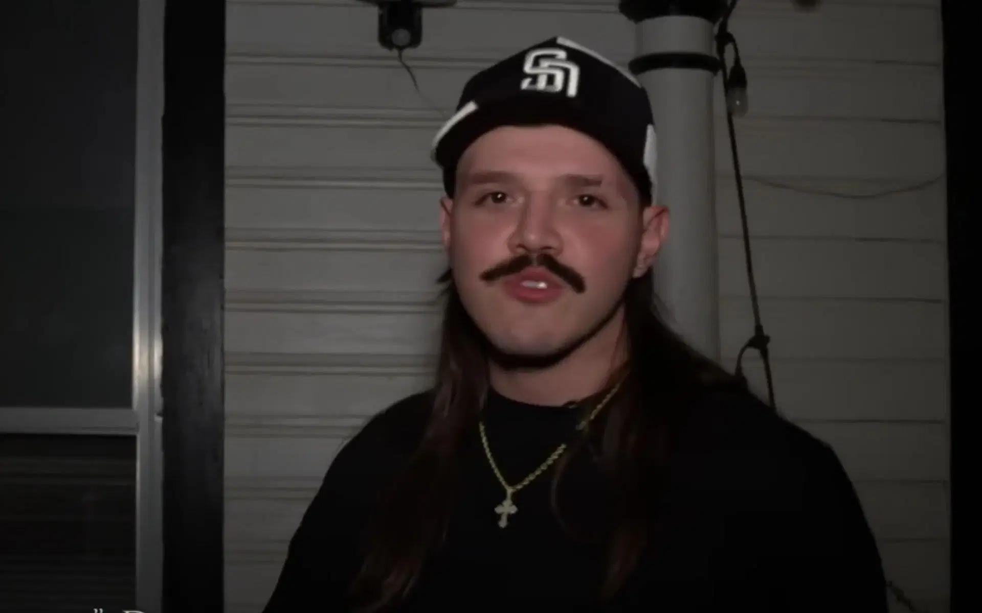 &quot;Dirty&quot; Dom in a haunted house (Pic Courtesy: WWE on YouTube)