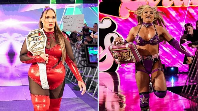 Nia Jax reacts to Tiffany Stratton cash-in question